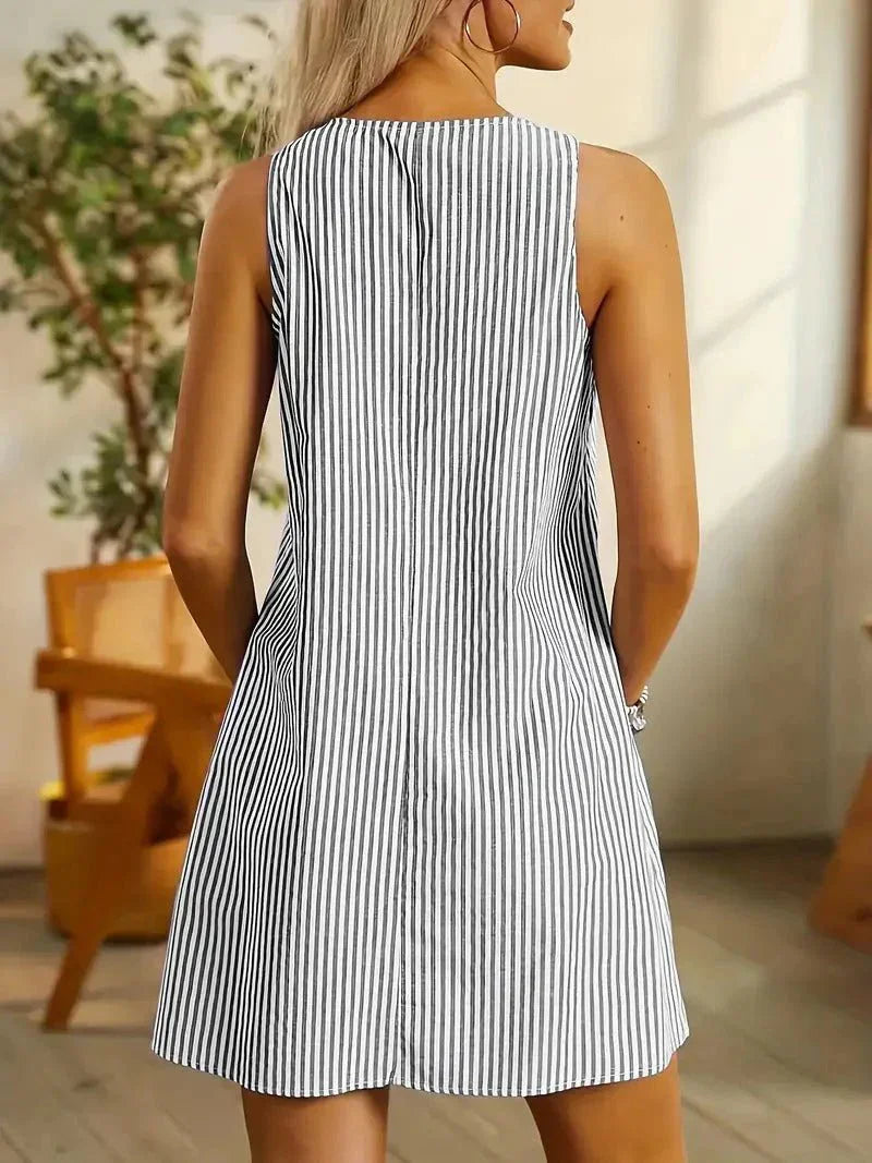 Serafina Gestreiftes Minikleid